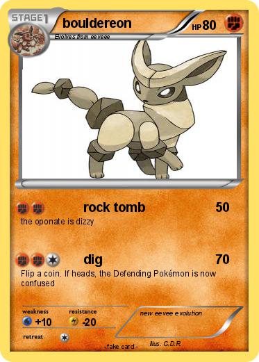 Pokemon bouldereon