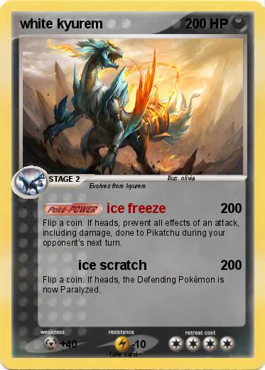 Pokemon white kyurem