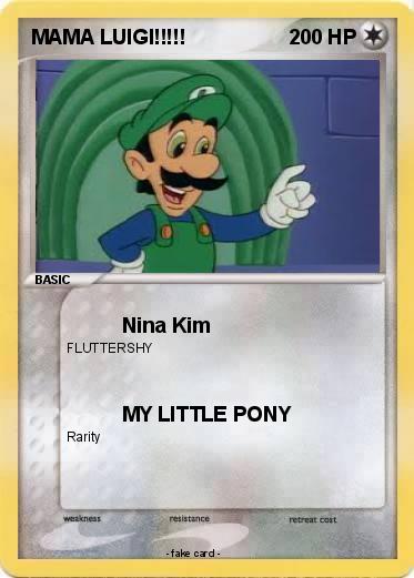 Pokemon MAMA LUIGI!!!!!