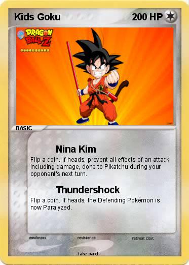 Pokemon Kids Goku