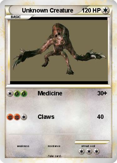 Pokemon Unknown Creature