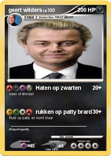 Pokemon geert wilders