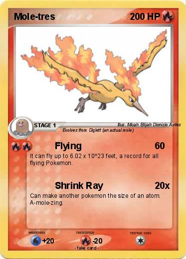 Pokemon Mole-tres