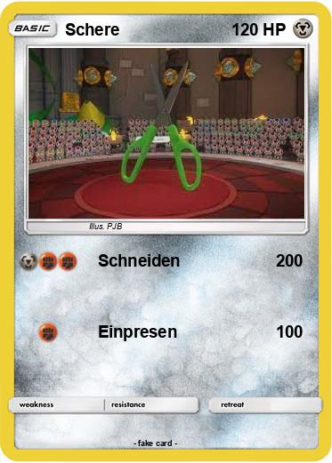 Pokemon Schere