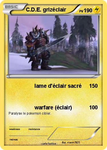 Pokemon C.D.E. grizéclair