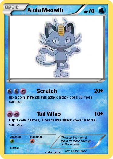 Pokemon Alola Meowth