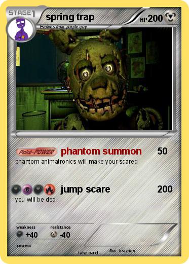 Pokemon spring trap