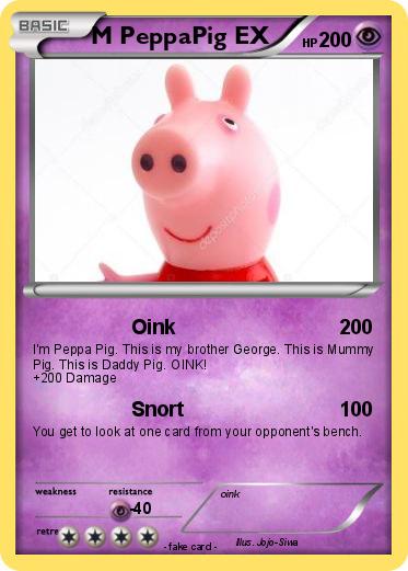 Pokemon M PeppaPig EX
