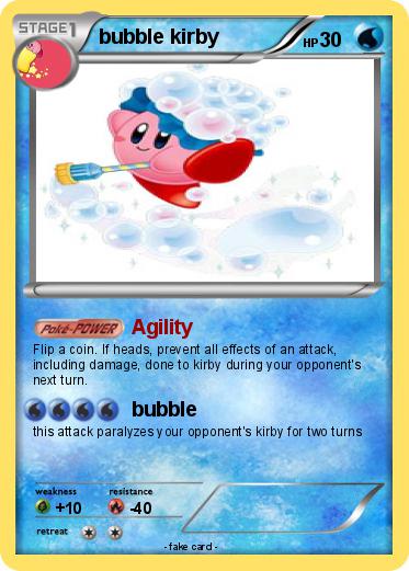 Pokemon bubble kirby