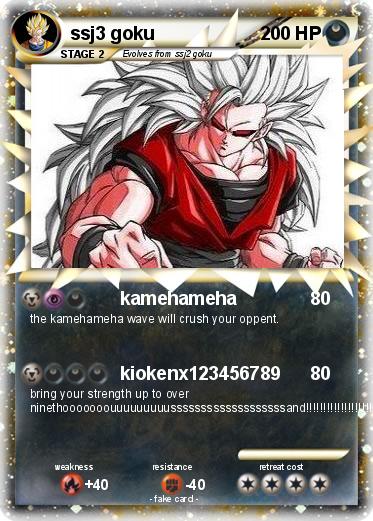 Pokemon ssj3 goku