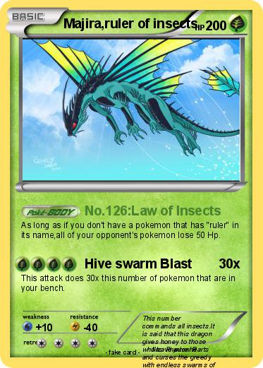 Pokemon Majira,ruler of insects
