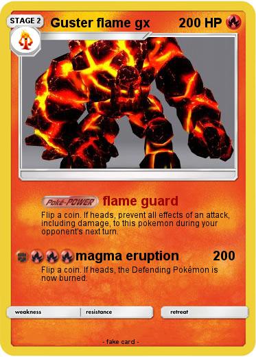 Pokemon Guster flame gx
