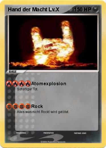 Pokemon Hand der Macht Lv.X