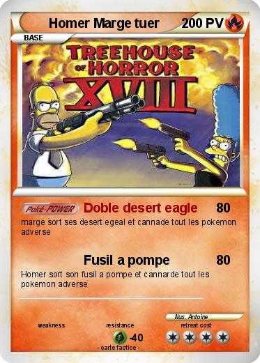 Pokemon Homer Marge tuer