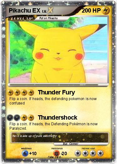 Pokemon Pikachu EX