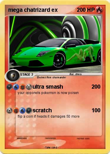 Pokemon mega chatrizard ex