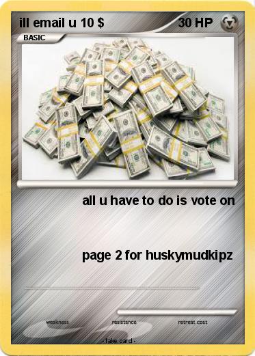 Pokemon ill email u 10 $