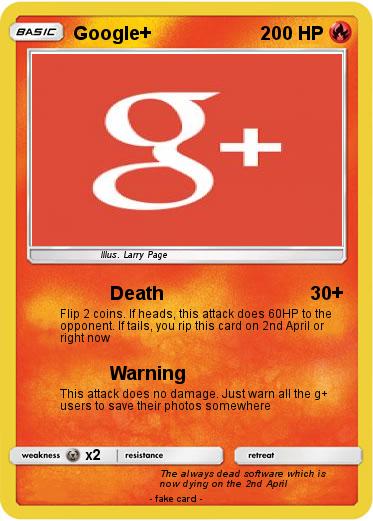 Pokemon Google+