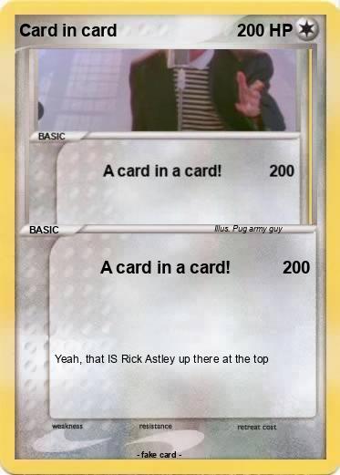 Pokemon Card in card