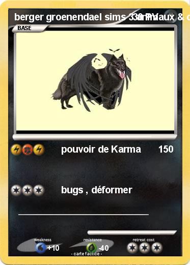 Pokemon berger groenendael sims 3 animaux & cie