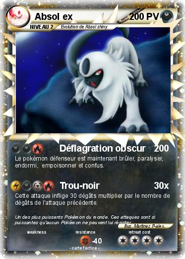Pokemon Absol ex