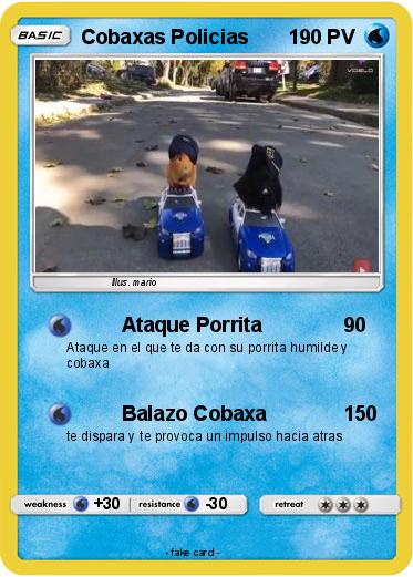 Pokemon Cobaxas Policias