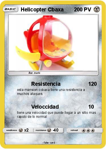 Pokemon Helicopter Cbaxa