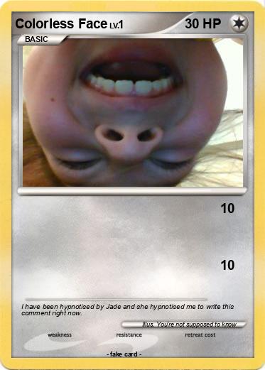 Pokemon Colorless Face