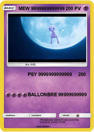 Pokemon MEW 9999999999999