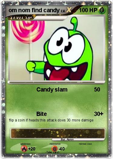 Pokemon om nom find candy