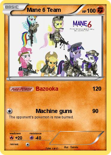 Pokemon Mane 6 Team
