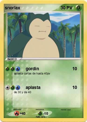 Pokemon snorlax