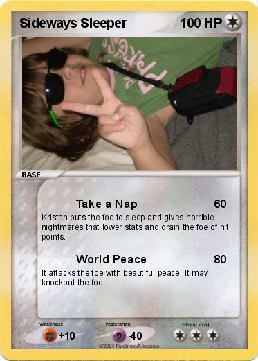 Pokemon Sideways Sleeper 