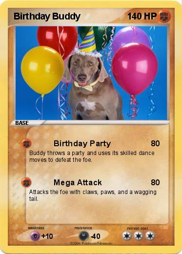 Pokemon Birthday Buddy