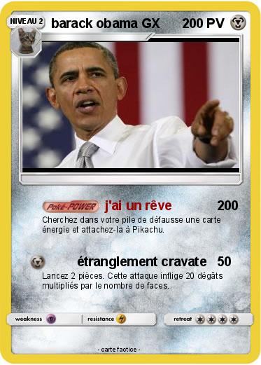 Pokemon barack obama GX