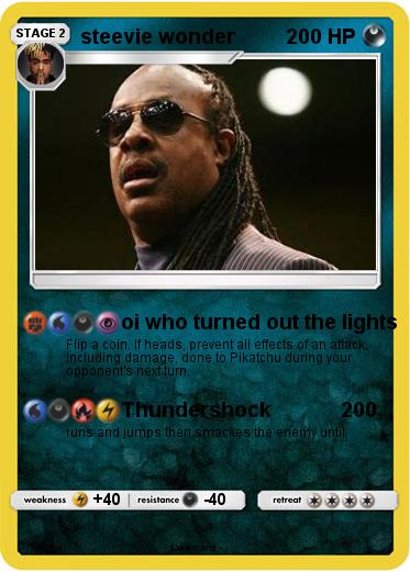Pokemon steevie wonder