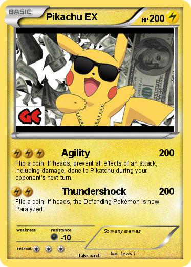 Pokemon Pikachu EX