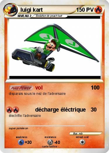 Pokemon luigi kart