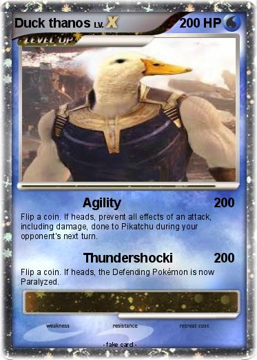 Pokemon Duck thanos