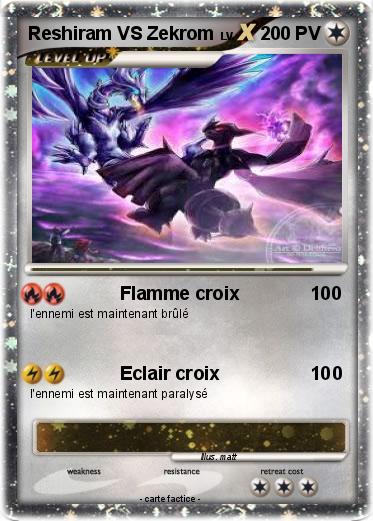 Pokemon Reshiram VS Zekrom