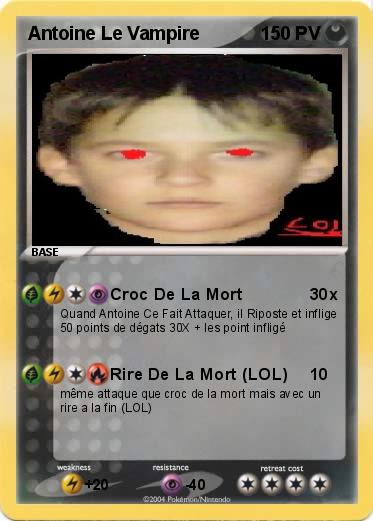 Pokemon Antoine Le Vampire