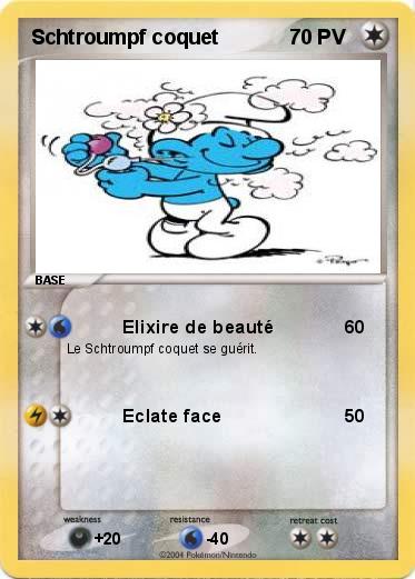 Pokemon Schtroumpf coquet