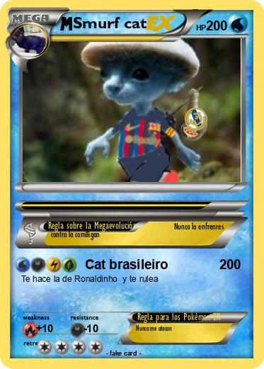 Pokemon Smurf cat