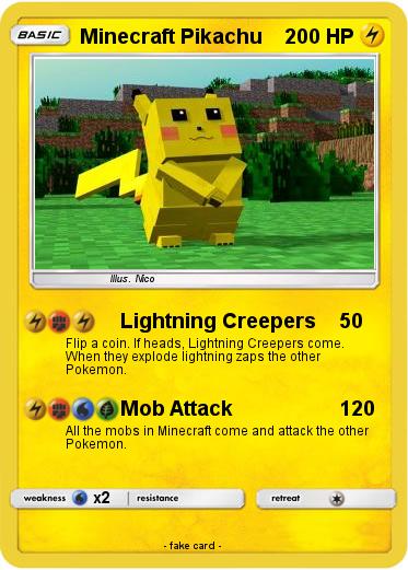 Pokemon Minecraft Pikachu