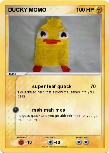 Pokemon DUCKY MOMO