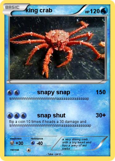 Pokemon king crab