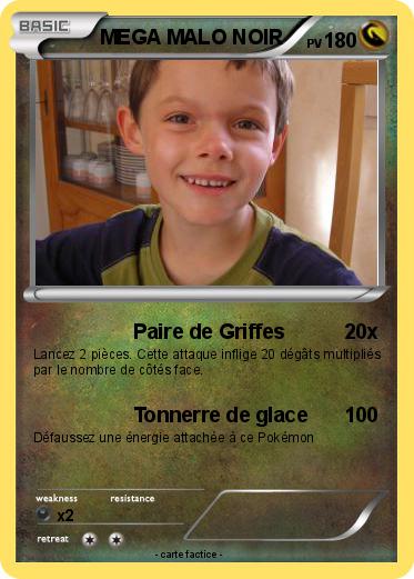 Pokemon MEGA MALO NOIR