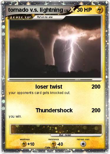 Pokemon tornado v.s. lightning