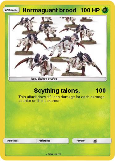 Pokemon Hormaguant brood