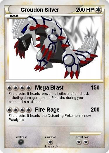 Pokemon Groudon Silver